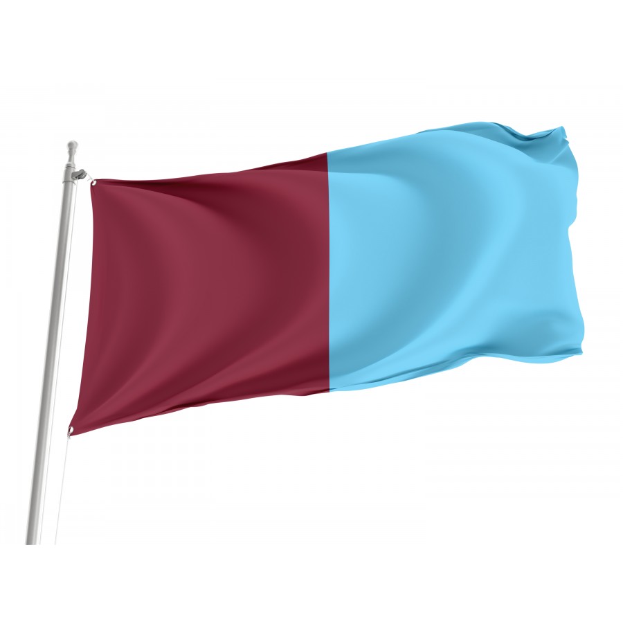 Rieti Flag, Unique Design Print - High Quality Lazio for Indoor and Outdoor Use