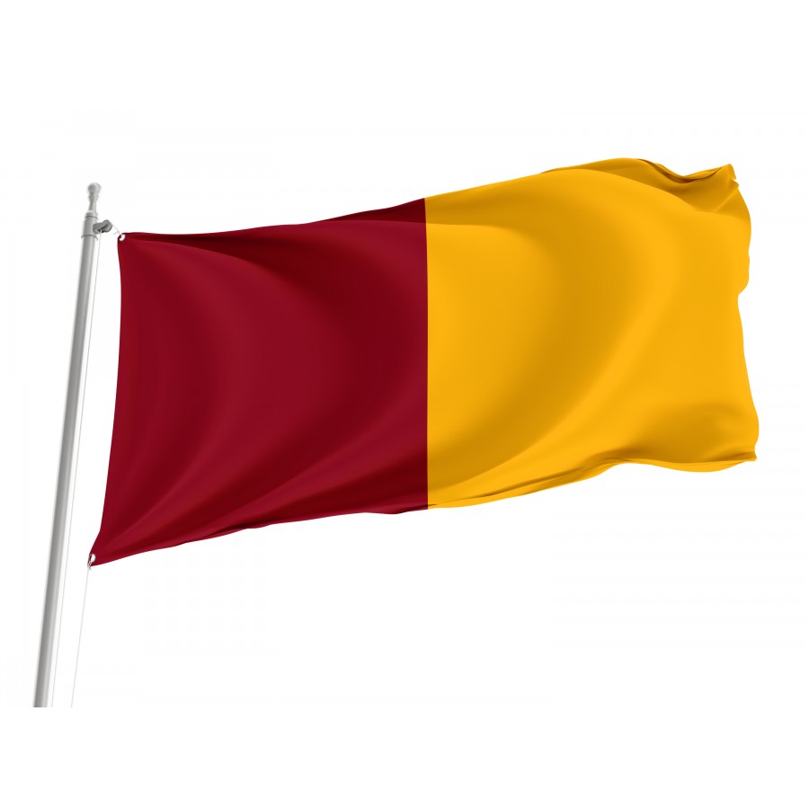 Rome Flag, Unique Design Print - High Quality Lazio for Indoor and Outdoor Use