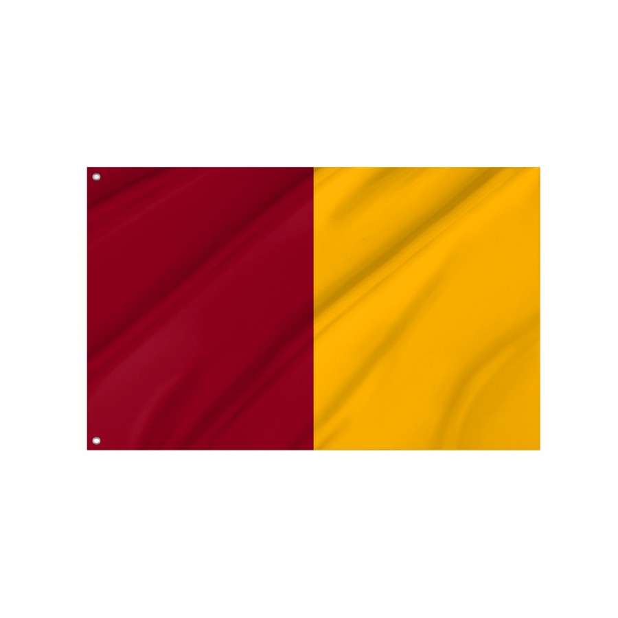 Rome Flag, Unique Design Print - High Quality Lazio for Indoor and Outdoor Use