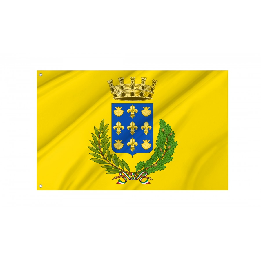Rossano Flag, Unique Design Print - High Quality Calabria for Indoor and Outdoor Use