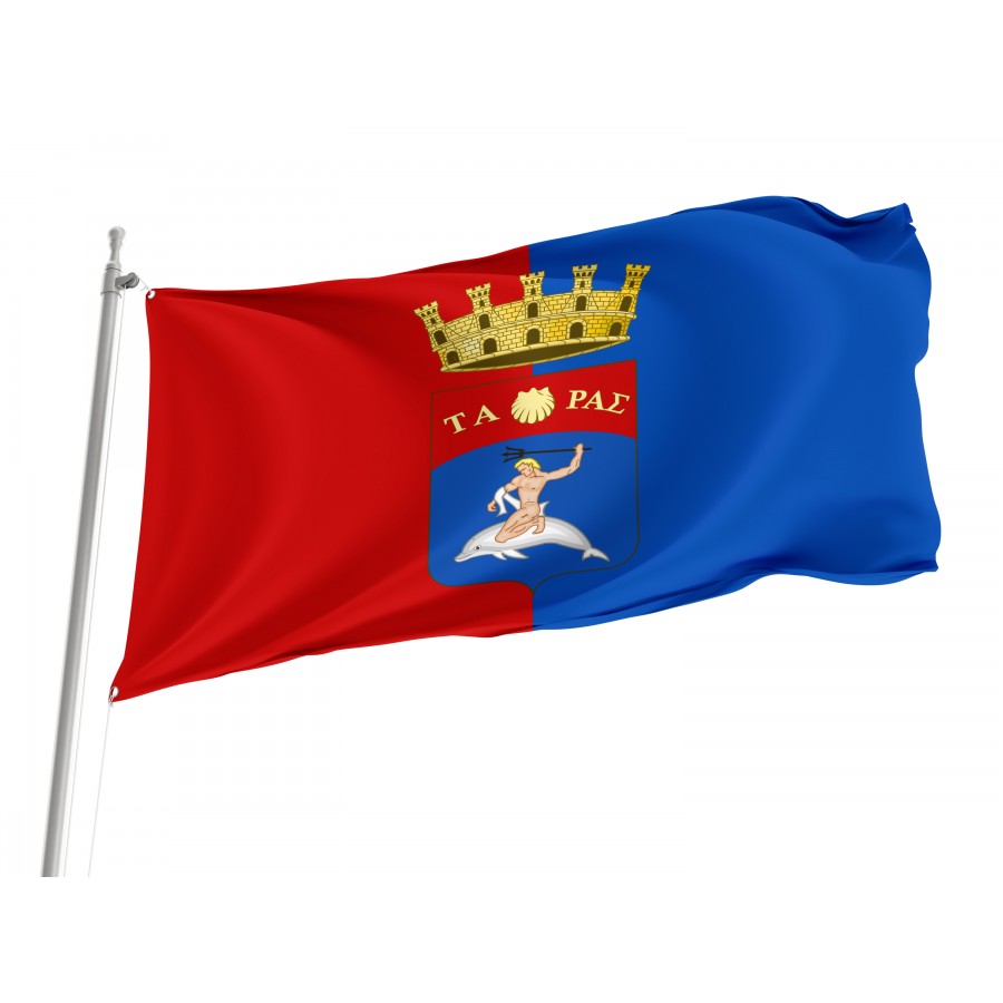 Taranto Flag, Unique Design Print - High Quality Apulia for Indoor and Outdoor Use