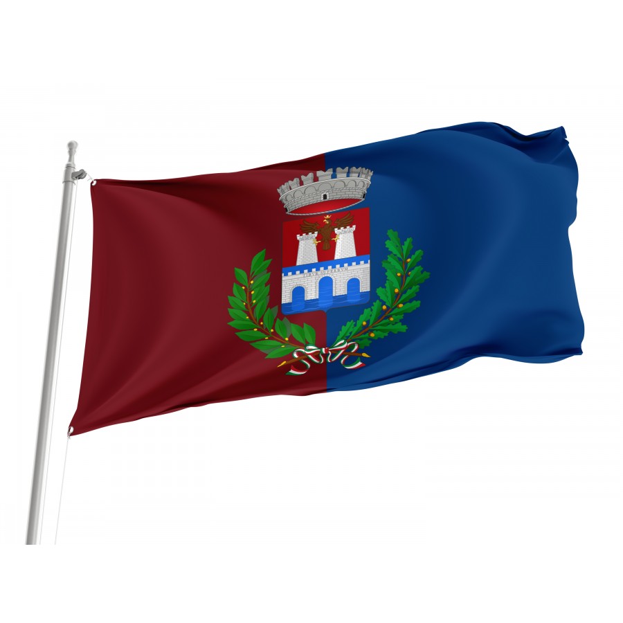 Tivoli Flag, Unique Design Print - High Quality Lazio for Indoor and Outdoor Use