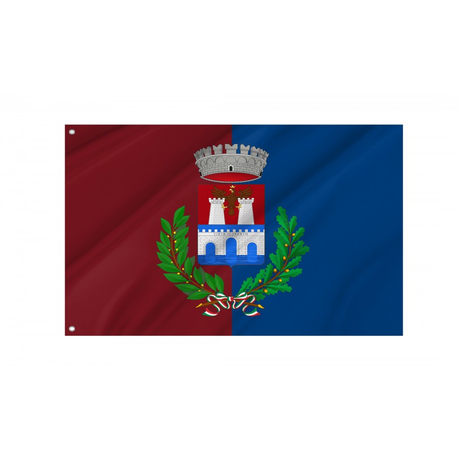 Tivoli Flag, Unique Design Print - High Quality Lazio for Indoor and Outdoor Use