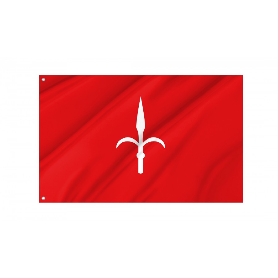 Trieste Flag, Unique Design Print - High Quality Friuli-Venezia Giulia for Indoor and Outdoor Use