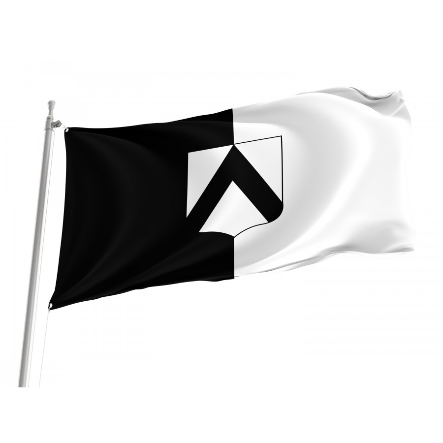 Udine Flag, Unique Design Print - High Quality Friuli-Venezia Giulia for Indoor and Outdoor Use