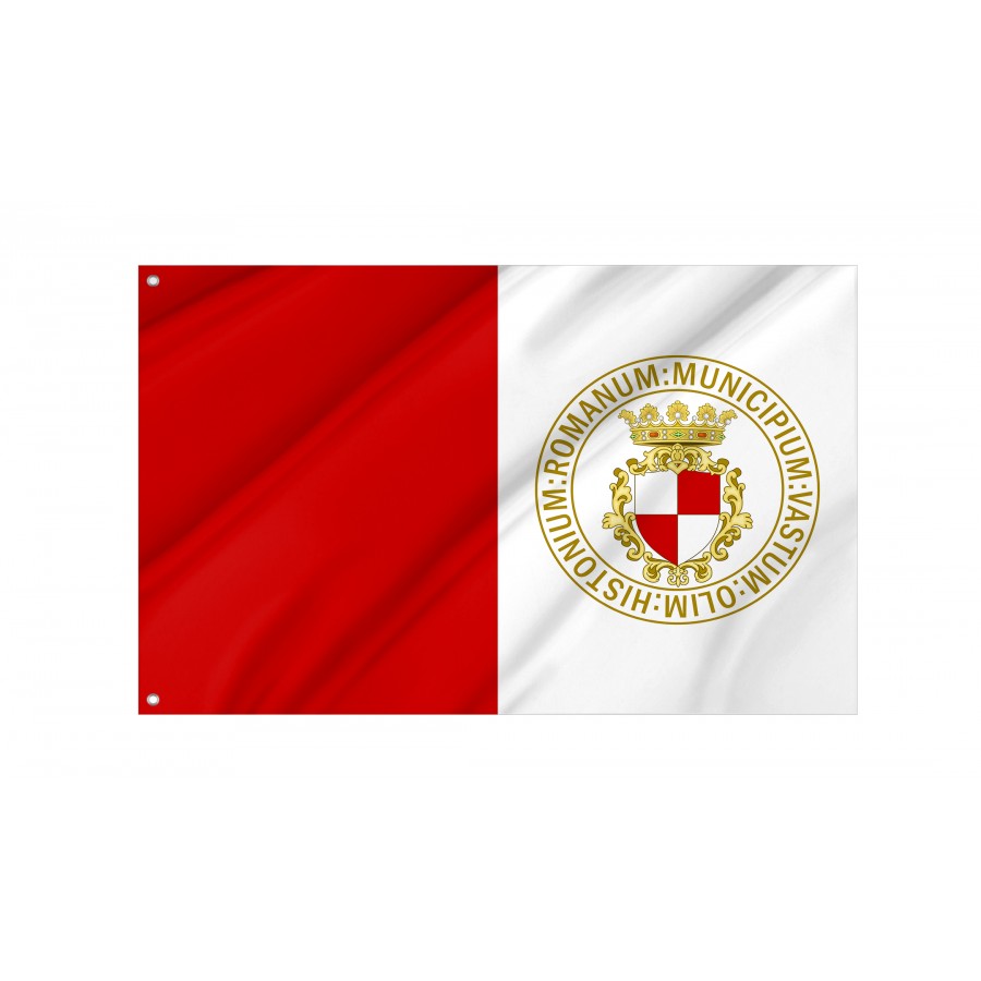 Vasto Flag, Unique Design Print - High Quality Abruzzo for Indoor and Outdoor Use