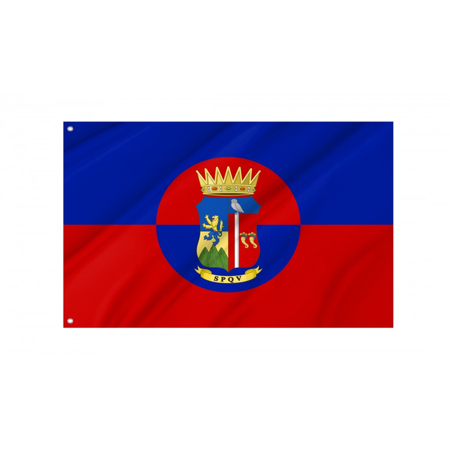 Vibo Valentia Flag, Unique Design Print - High Quality Calabria for Indoor and Outdoor Use