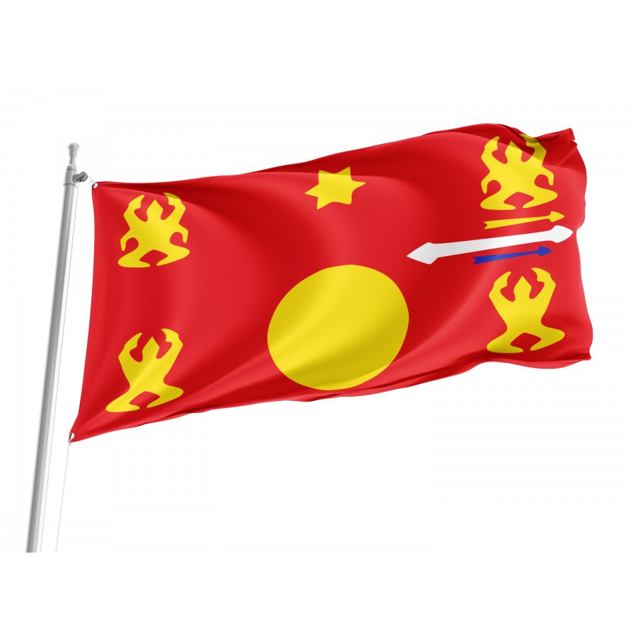 Flag of Hmong People of Laos, Patriotic Flags, Unique Design Print, Flags for Indoor & Outdoor Use