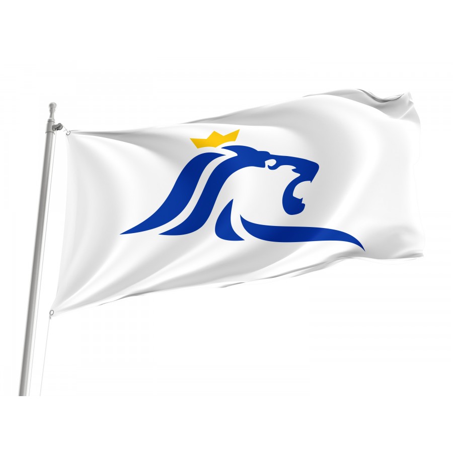 Luxembourg City Flag, Unique Design Print, Patriotic Flags, LUCITY--1