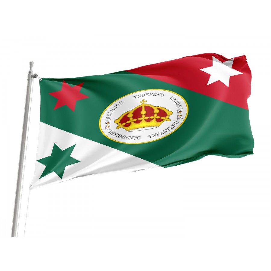 Flag of Trigarante MNH, Patriotic Flags, Unique Design Print, Flags for Indoor & Outdoor Use