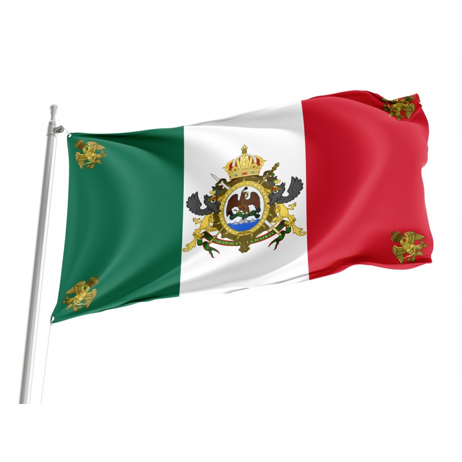 Flag Of Second Mexican Empire, Patriotic Flags, Unique Design Print, Flags For Indoor & Outdoor Use - High Quality Mexico for Indoor and Outdoor Use
