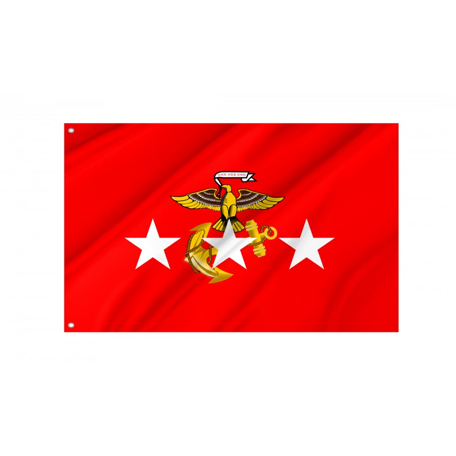 Commandant of the Republic of Korea Marine Flag, Unique Design Print, Flags for Indoor & Outdoor Use