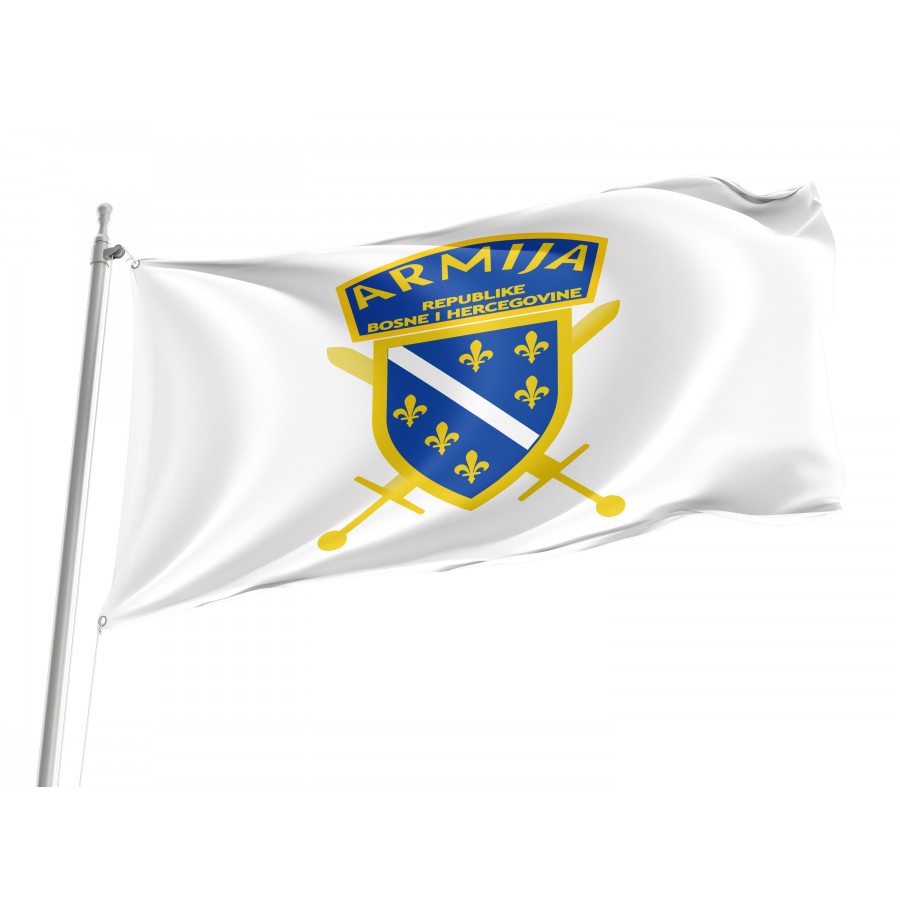 Flag Army of The Republic of Bosnia and Herzegovina, Patriotic Flags, Unique Design Print, Flags for Indoor & Outdoor Use