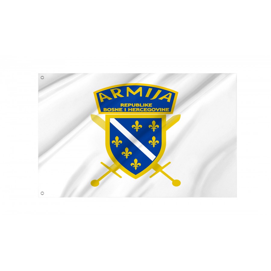 Flag Army of The Republic of Bosnia and Herzegovina, Patriotic Flags, Unique Design Print, Flags for Indoor & Outdoor Use