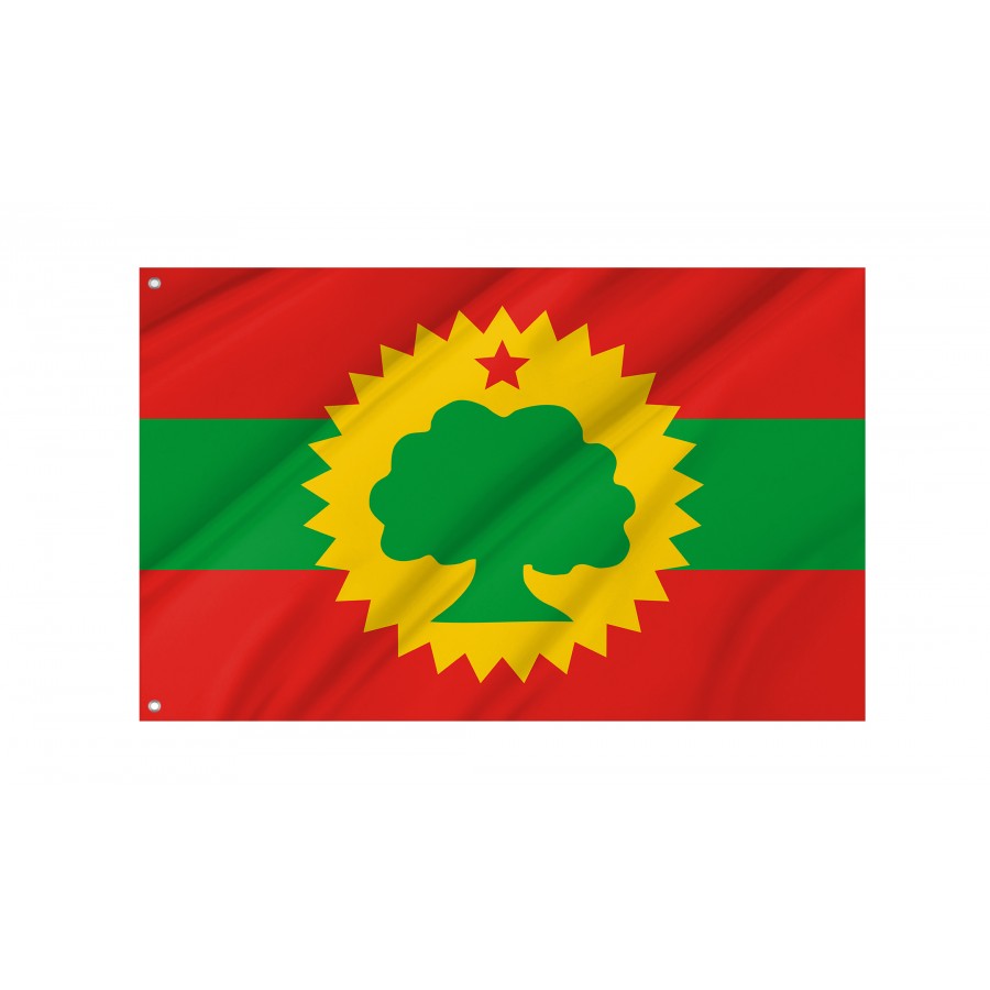 Flag of Oromo Liberation Front OLF, Patriotic Flags, Unique Design Print, Flags for Indoor & Outdoor Use