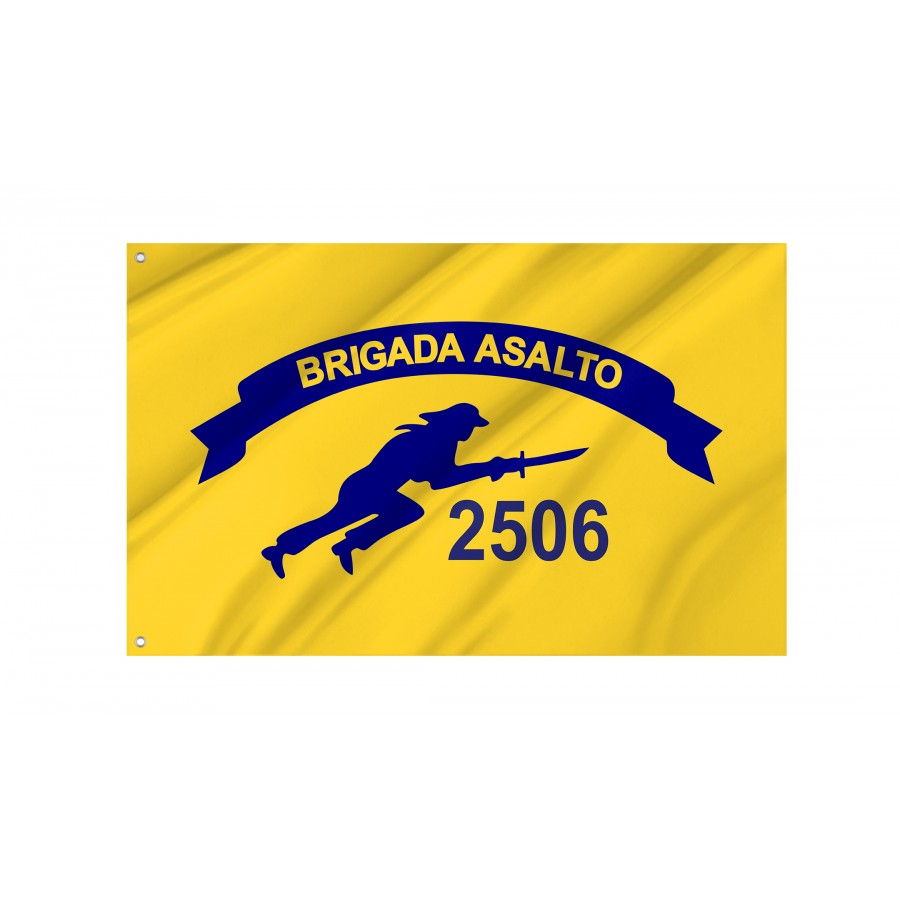 Flag of Brigade 2506, Patriotic Flags, Unique Design Print, Flags for Indoor & Outdoor Use