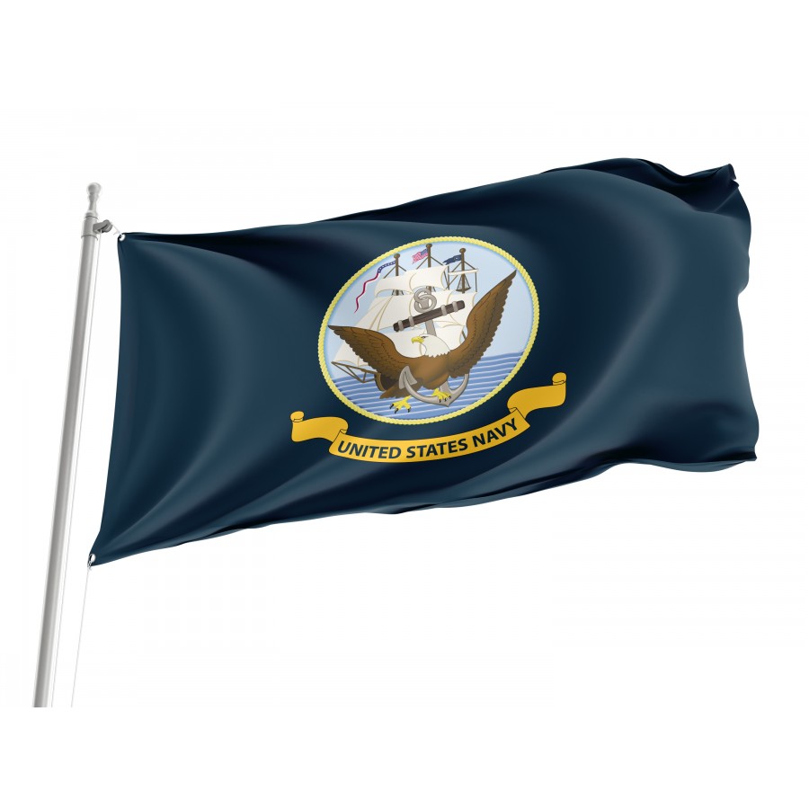 Flag Of Heavy Dut United States Navy Military, Patriotic Flags, Unique Design Print, Flags For Indoor & Outdoor Use - High Quality United States for Indoor and Outdoor Use