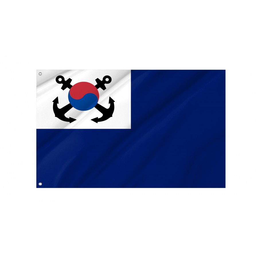 Flag of Republic of Korea Navy, Patriotic Flags, Unique Design Print, Flags for Indoor & Outdoor Use