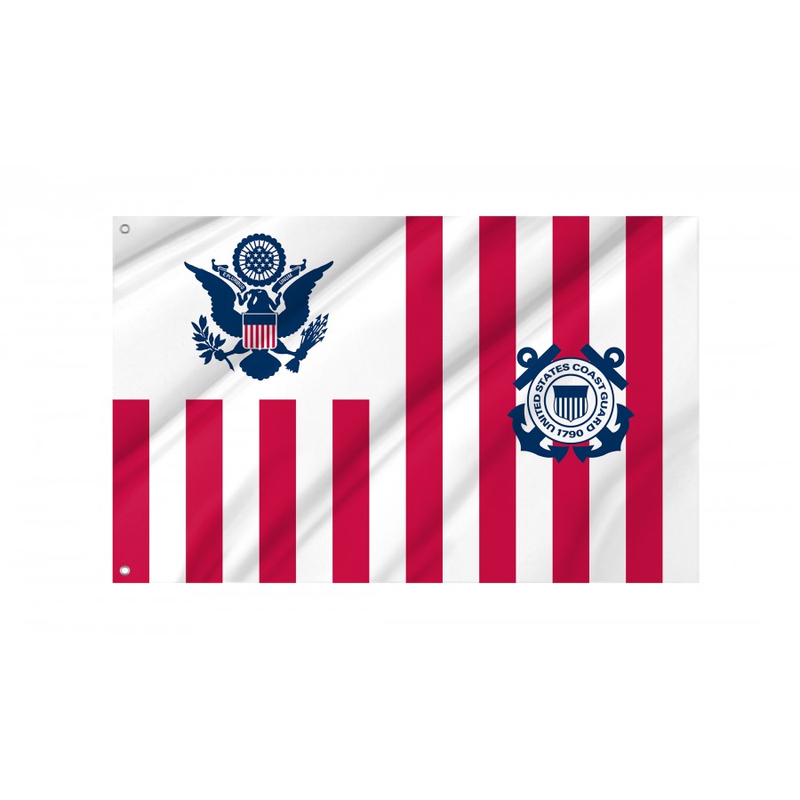 Flag Of U.s. Coast Guard, Patriotic Flags, Unique Design Print, Flags For Indoor & Outdoor Use - High Quality United States for Indoor and Outdoor Use