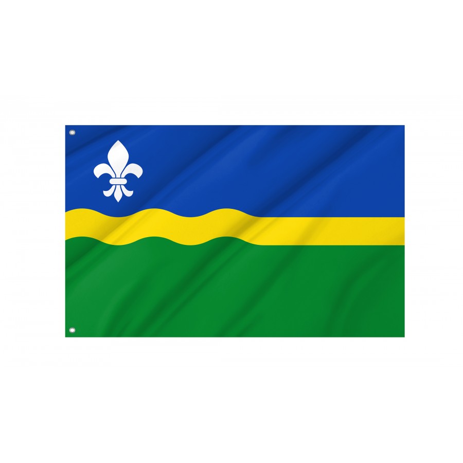 Flag of Flevoland, Patriotic Flags, Unique Design Print, Flags for Indoor & Outdoor Use