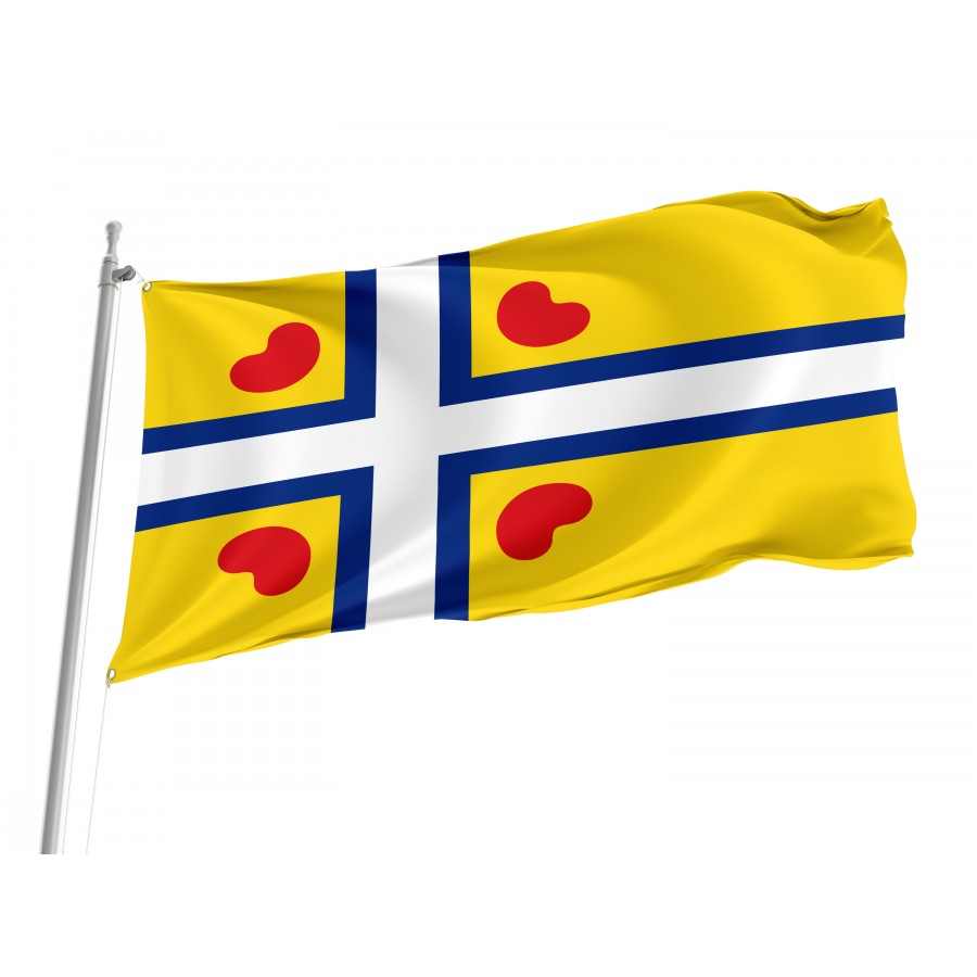 Flag of Frisia, Patriotic Flags, Unique Design Print, Flags for Indoor & Outdoor Use