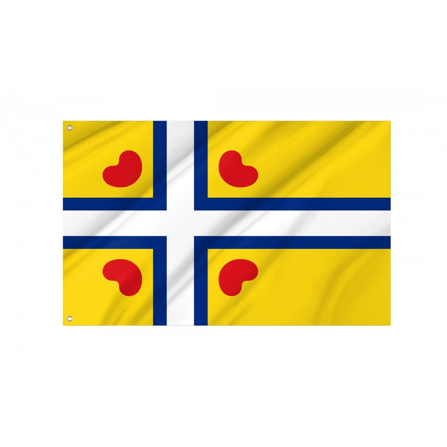 Flag of Frisia, Patriotic Flags, Unique Design Print, Flags for Indoor & Outdoor Use