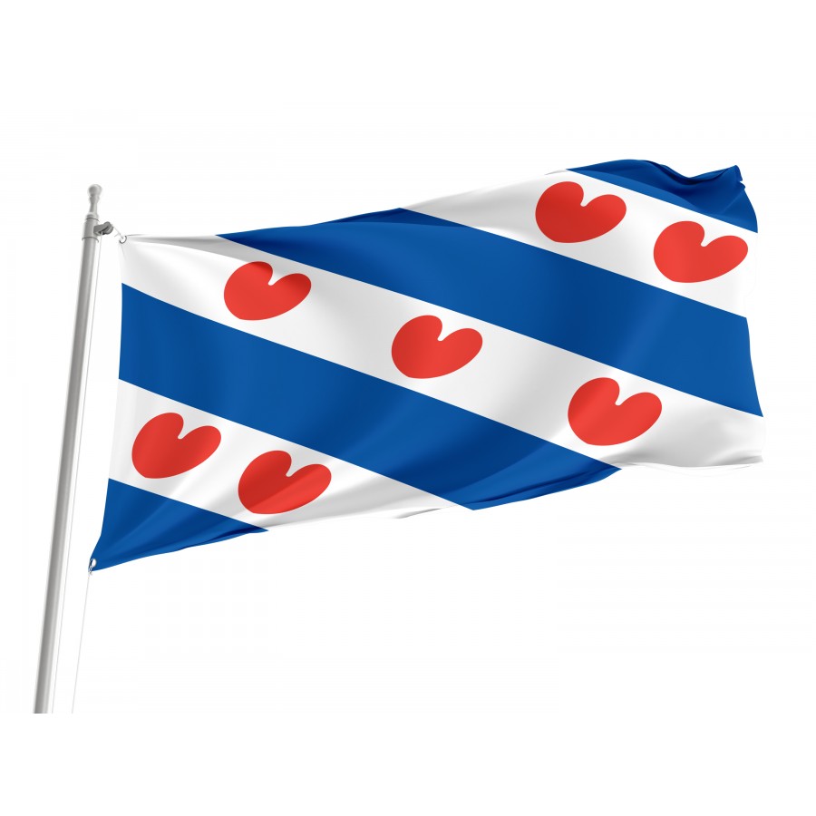 Flag of Friesland, Patriotic Flags, Unique Design Print, Flags for Indoor & Outdoor Use