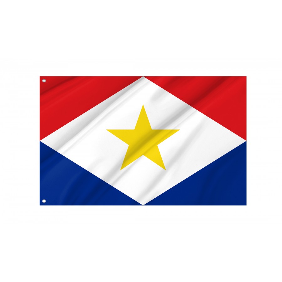 Flag of Saba, Patriotic Flags, Unique Design Print, Flags for Indoor & Outdoor Use