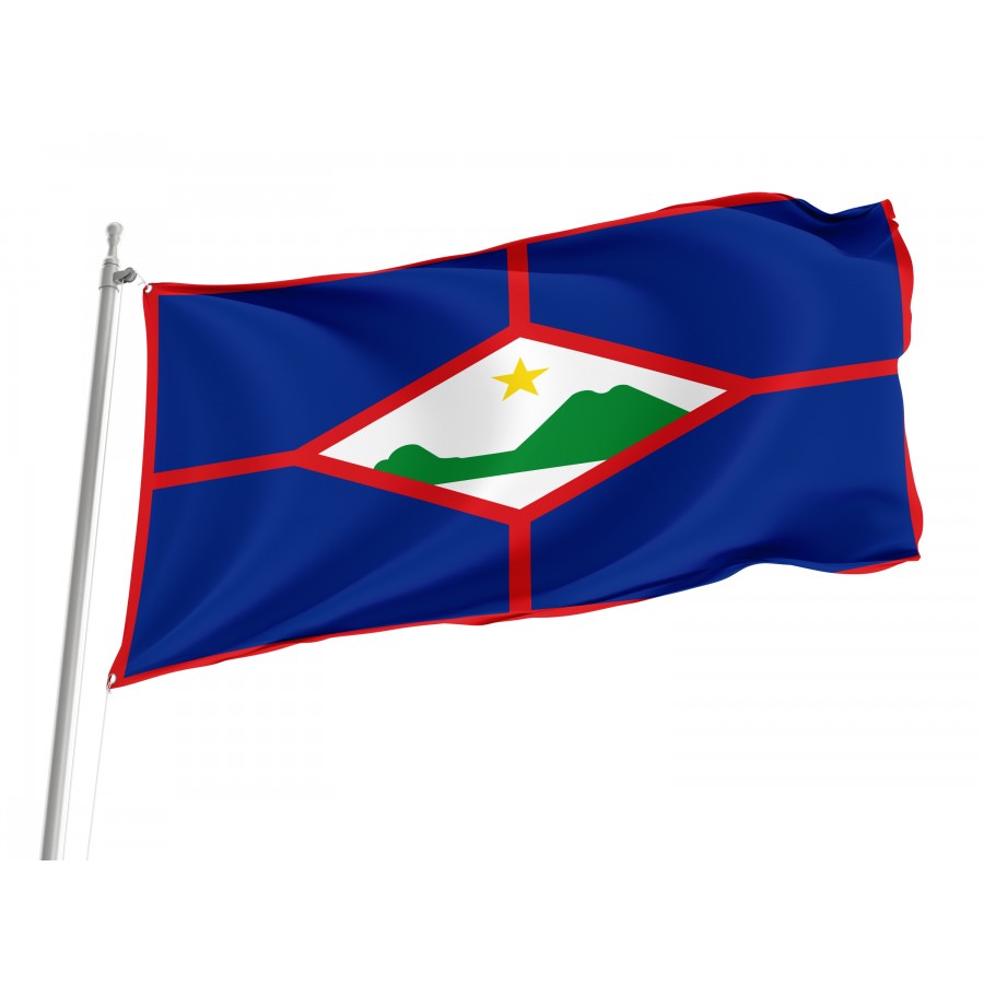 Flag of Sint Eustatius, Patriotic Flags, Unique Design Print, Flags for Indoor & Outdoor Use