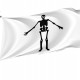 Jolly Roger flag of pirate Olivier Levasseur - Imagine 1