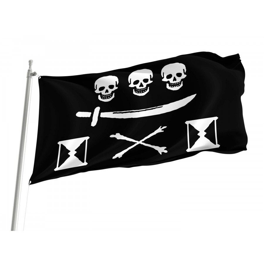 Pirate flag of Jean Thomas Dulaien, PIRATE23