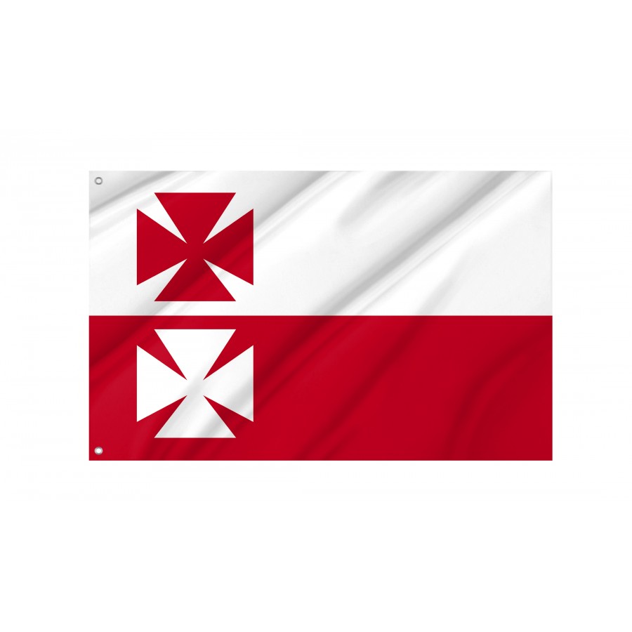 Flag Of Elblag, Patriotic Flags, Unique Design Print, Flags For Indoor & Outdoor Use - High Quality Poland for Indoor and Outdoor Use