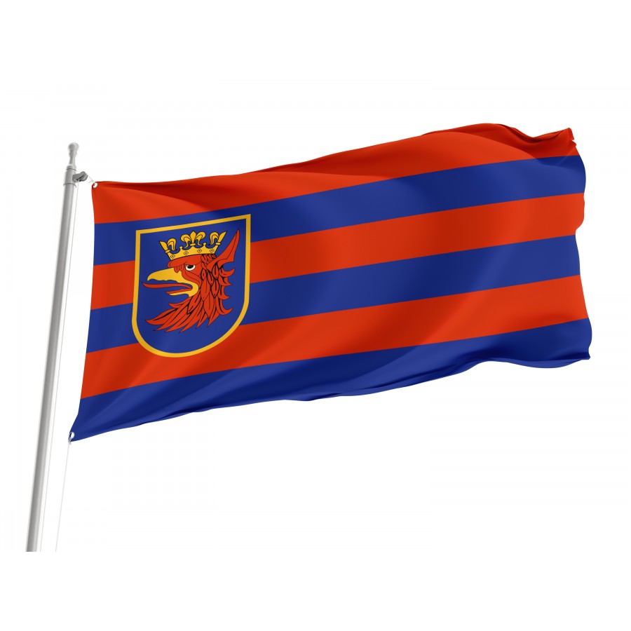 Flag Of Szczecin, Patriotic Flags, Unique Design Print, Flags For Indoor & Outdoor Use - High Quality Poland for Indoor and Outdoor Use
