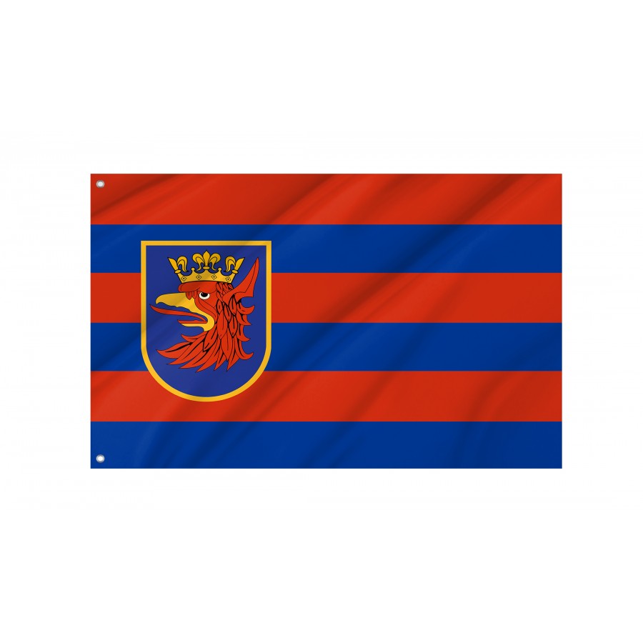 Flag Of Szczecin, Patriotic Flags, Unique Design Print, Flags For Indoor & Outdoor Use - High Quality Poland for Indoor and Outdoor Use