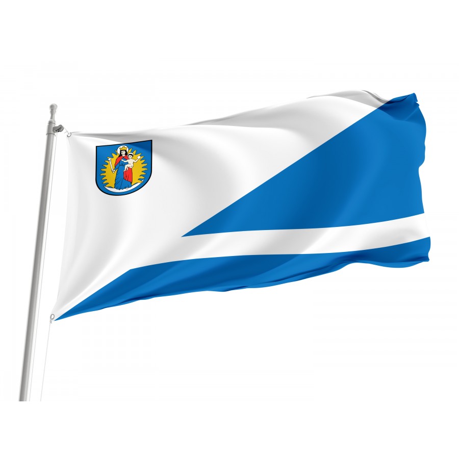 Flag Of Wolsztyn, Patriotic Flags, Unique Design Print, Flags For Indoor & Outdoor Use - High Quality Poland for Indoor and Outdoor Use