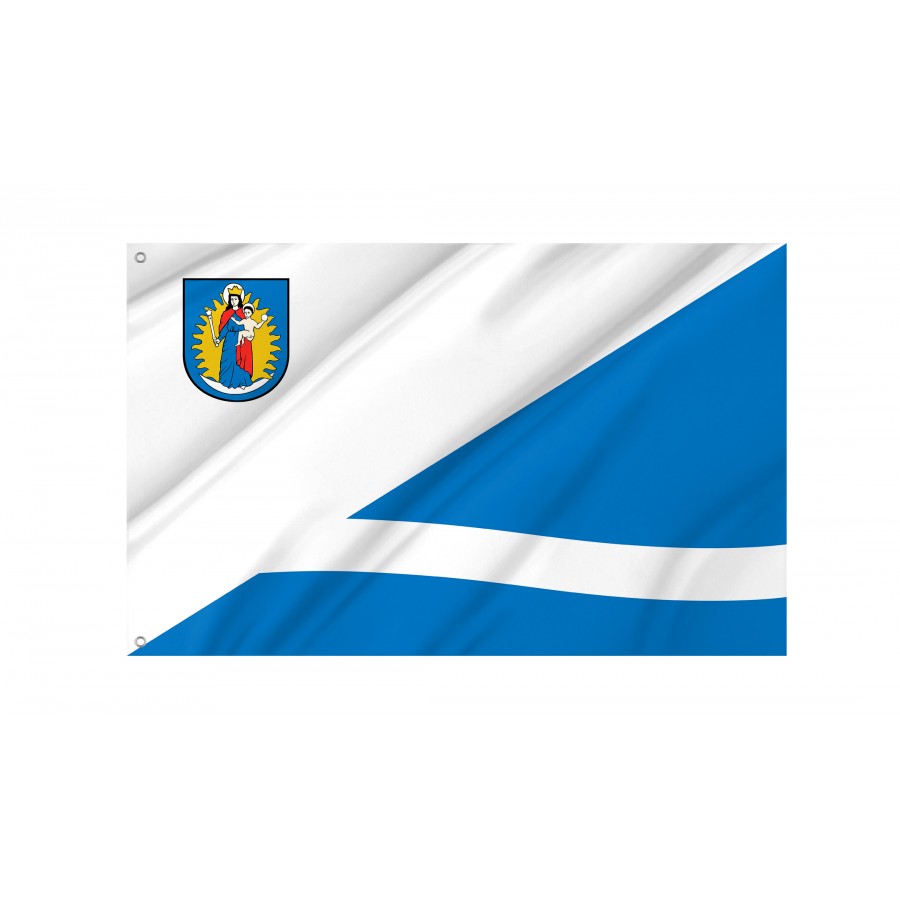 Flag Of Wolsztyn, Patriotic Flags, Unique Design Print, Flags For Indoor & Outdoor Use - High Quality Poland for Indoor and Outdoor Use