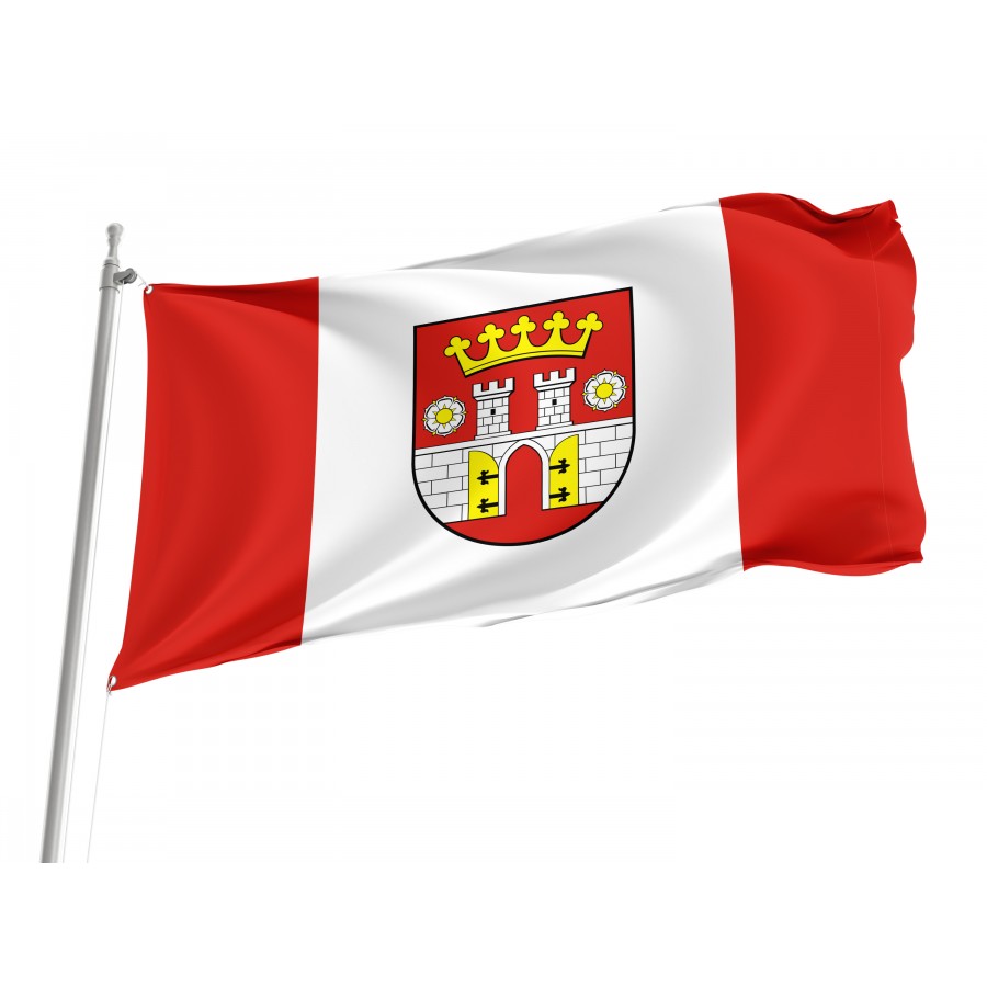 Flag Of Bedzin, Patriotic Flags, Unique Design Print, Flags For Indoor & Outdoor Use - High Quality Poland for Indoor and Outdoor Use