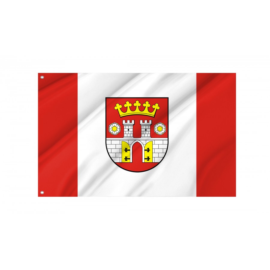 Flag Of Bedzin, Patriotic Flags, Unique Design Print, Flags For Indoor & Outdoor Use - High Quality Poland for Indoor and Outdoor Use