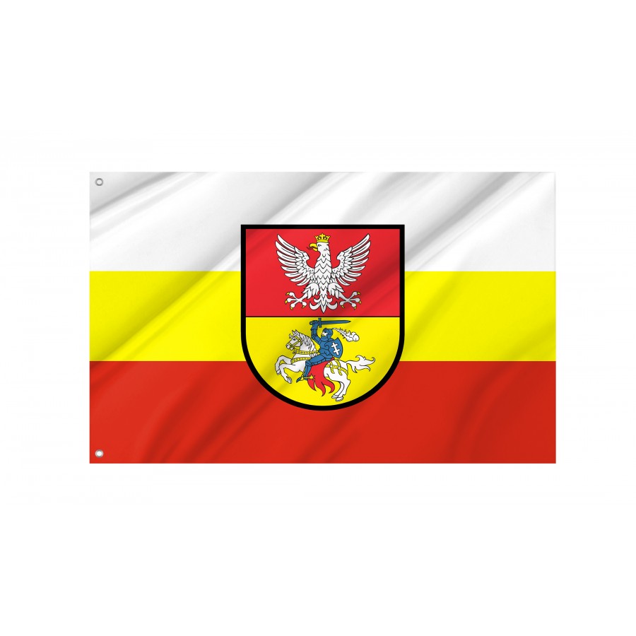 Flag Of Bialystok, Patriotic Flags, Unique Design Print, Flags For Indoor & Outdoor Use - High Quality Poland for Indoor and Outdoor Use