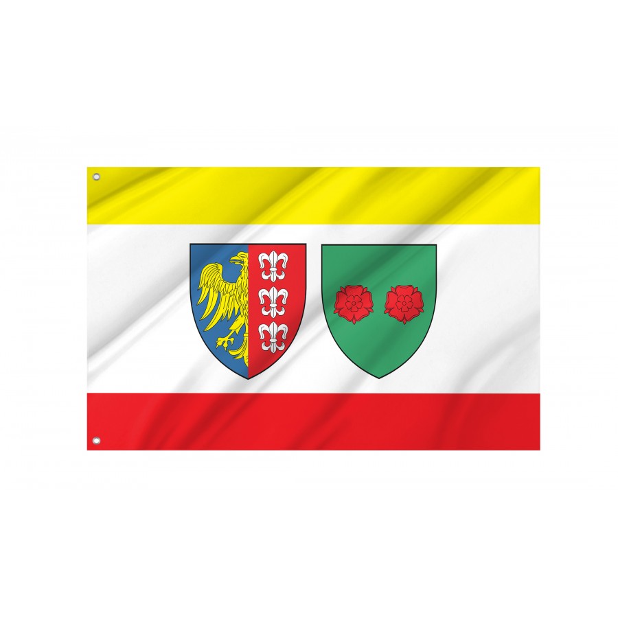 Flag Of Bielsko Biala, Patriotic Flags, Unique Design Print, Flags For Indoor & Outdoor Use - High Quality Poland for Indoor and Outdoor Use