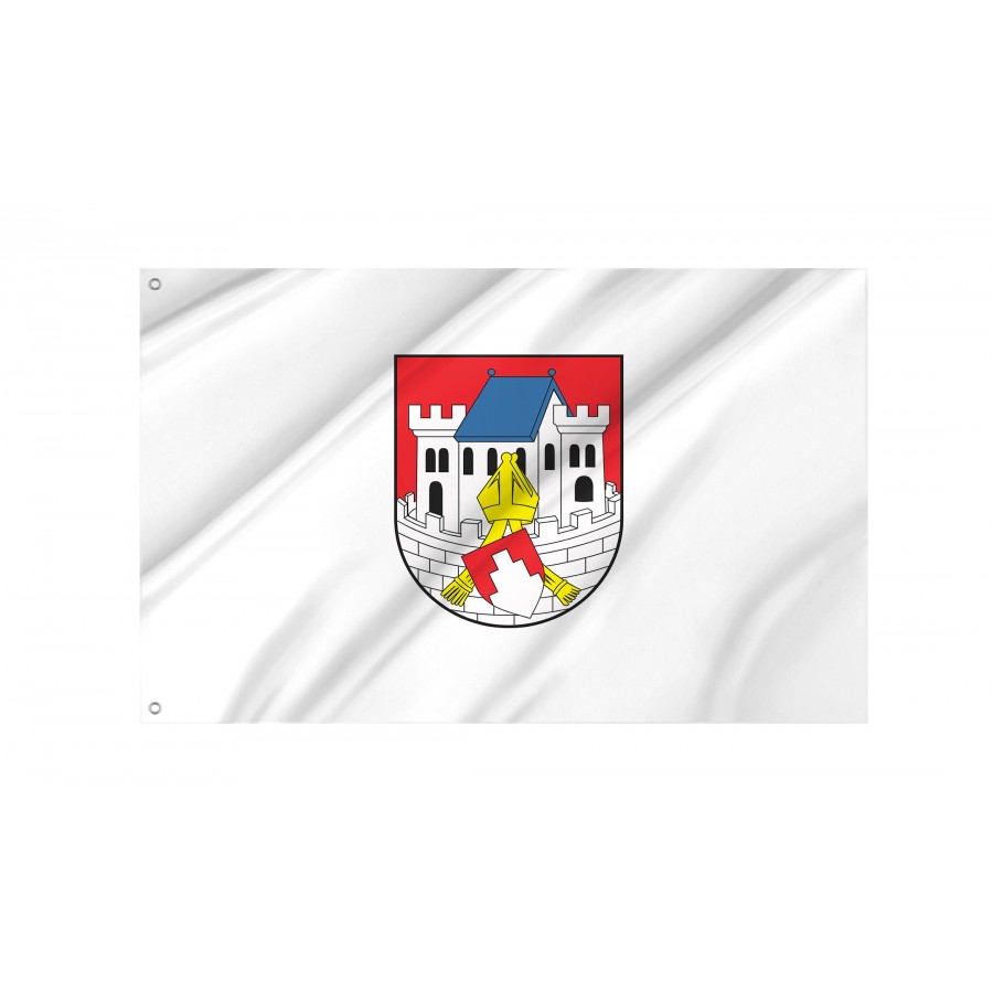 Flag Of Biskupiec, Patriotic Flags, Unique Design Print, Flags For Indoor & Outdoor Use - High Quality Poland for Indoor and Outdoor Use