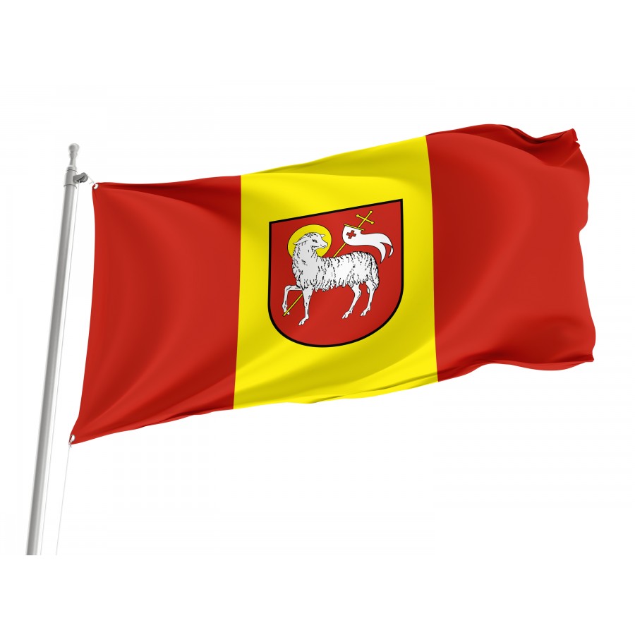 Flag Of Bobolice, Patriotic Flags, Unique Design Print, Flags For Indoor & Outdoor Use - High Quality Poland for Indoor and Outdoor Use
