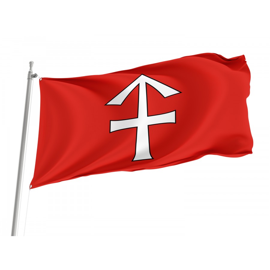 Flag Of Bobowa, Patriotic Flags, Unique Design Print, Flags For Indoor & Outdoor Use - High Quality Poland for Indoor and Outdoor Use