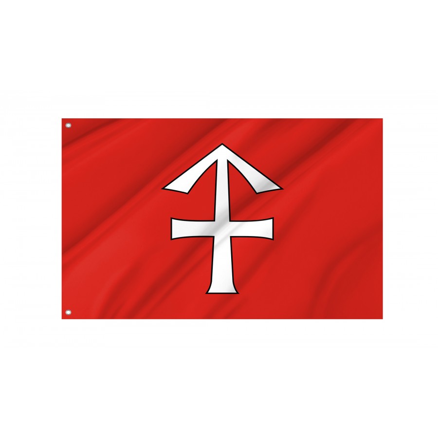Flag Of Bobowa, Patriotic Flags, Unique Design Print, Flags For Indoor & Outdoor Use - High Quality Poland for Indoor and Outdoor Use