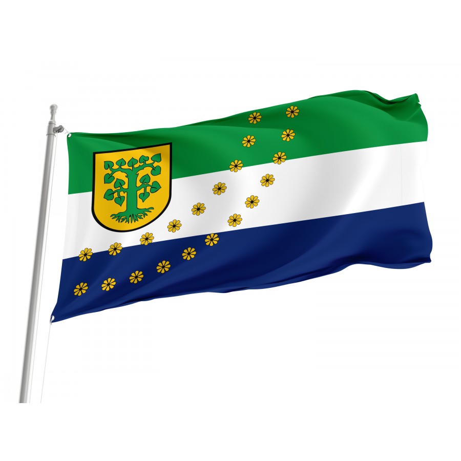 Flag Of Borne Sulinowo, Patriotic Flags, Unique Design Print, Flags For Indoor & Outdoor Use - High Quality Poland for Indoor and Outdoor Use