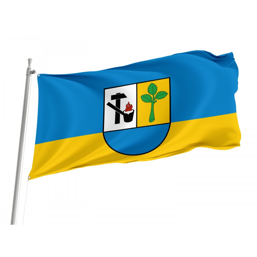 Flag Of Bukowno, Patriotic Flags, Unique Design Print, Flags For Indoor & Outdoor Use - High Quality Poland for Indoor and Outdoor Use