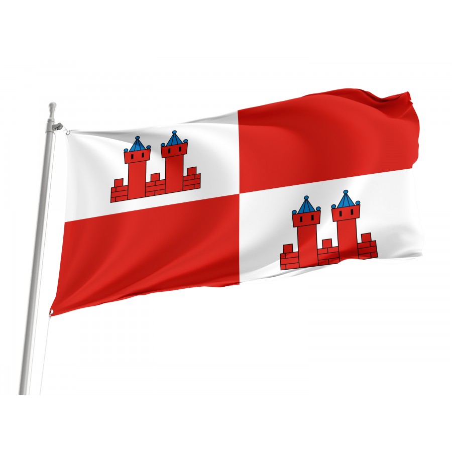 Flag Of Byczyna, Patriotic Flags, Unique Design Print, Flags For Indoor & Outdoor Use - High Quality Poland for Indoor and Outdoor Use