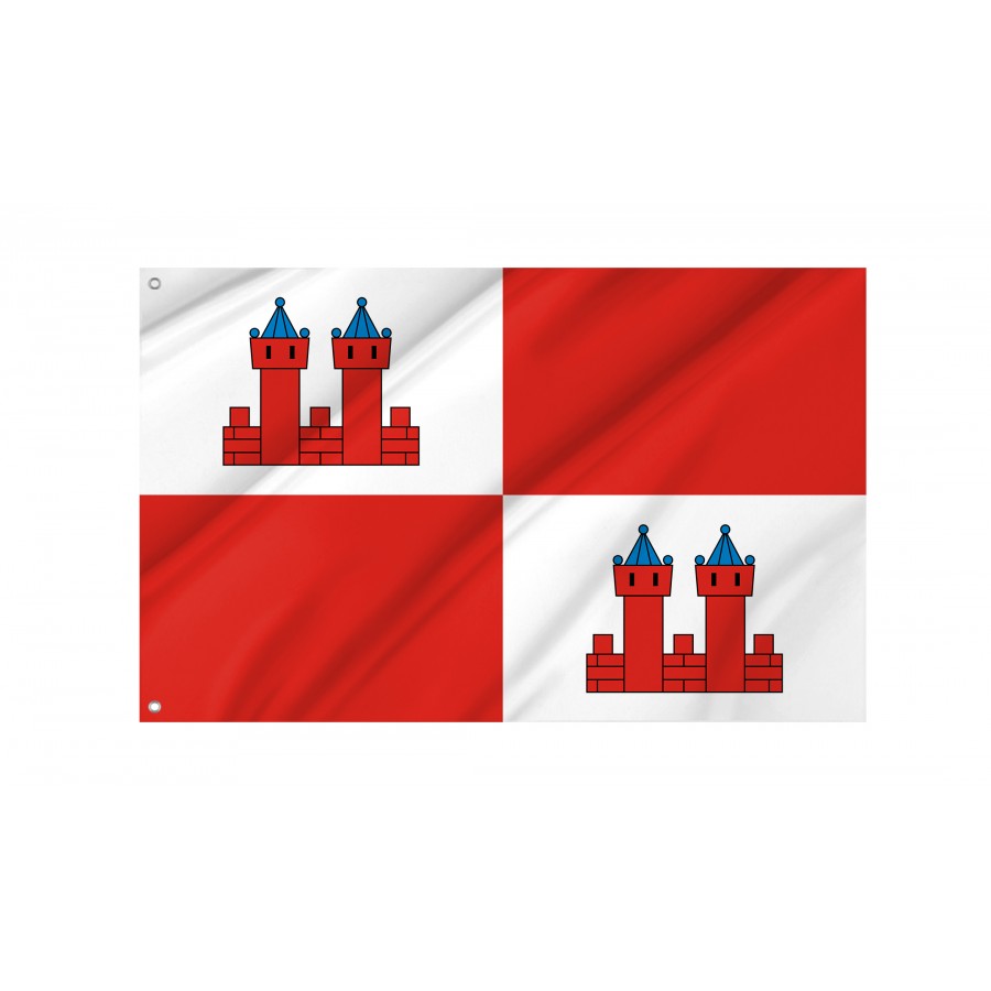 Flag Of Byczyna, Patriotic Flags, Unique Design Print, Flags For Indoor & Outdoor Use - High Quality Poland for Indoor and Outdoor Use