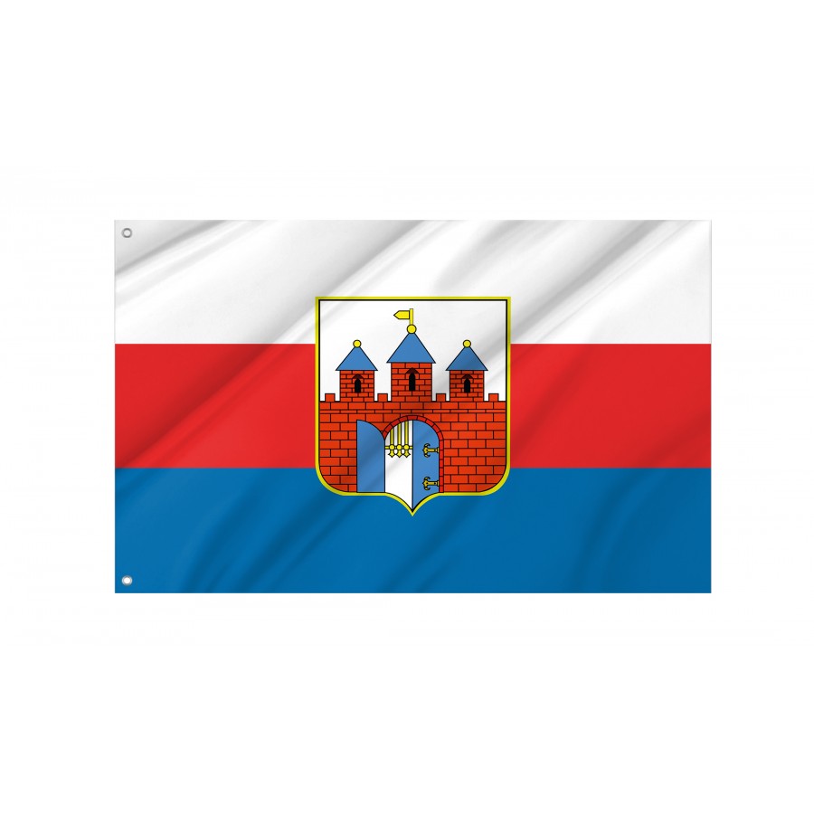 Flag Of Bydgoszcz, Patriotic Flags, Unique Design Print, Flags For Indoor & Outdoor Use - High Quality Poland for Indoor and Outdoor Use