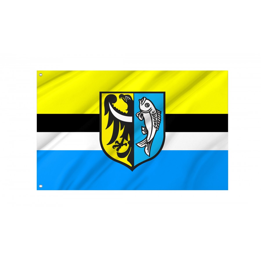 Flag Of Bytom Odrzanski, Patriotic Flags, Unique Design Print, Flags For Indoor & Outdoor Use - High Quality Poland for Indoor and Outdoor Use